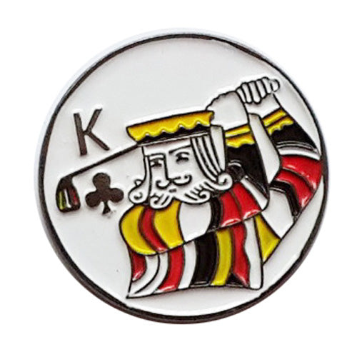 Premium Golf Ball Markers - King Of Clubs