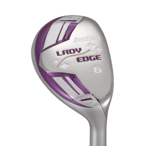 Tour Edge Lady Edge 10-Piece Ladies Package Set (Violet/White)