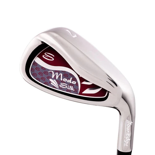 Tour Edge Moda Silk 12-Piece Ladies Package Set (Silver/Ruby)
