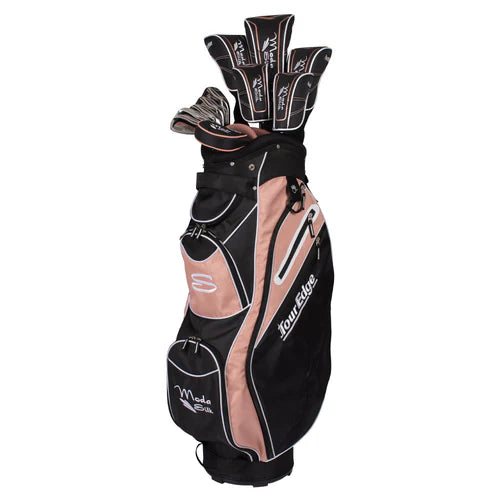 Tour Edge Moda Silk 12-Piece Ladies Package Set (Rose/Gold)