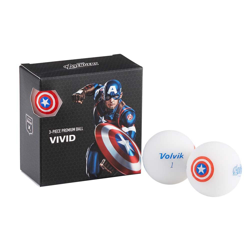 Volvik Marvel 4 Ball Set - Captain America