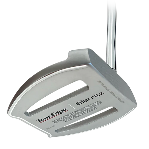 Tour Edge Template Biarritz Men's Mallet Putter - Silver