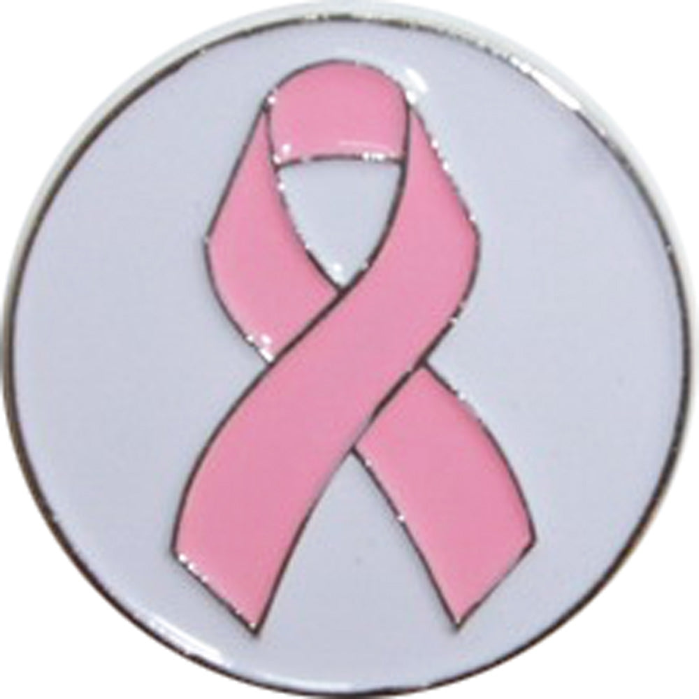 Premium Golf Ball Markers - Pink Ribbon